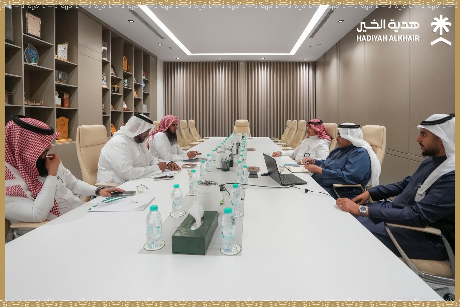 هدية الخير تستقبل وفد جمعية منافع لخدمات الحجاج لاستعراض مجالات التعاون الممكنة